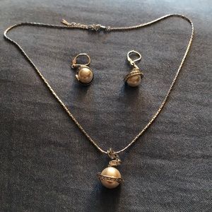 Charter club necklace and earring set